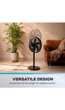 Load image into Gallery viewer, 16 Inch Black Metal Fan