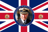 Load image into Gallery viewer, King Charles Coronation Flag 5ft x 3ft (2)