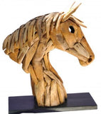 Load image into Gallery viewer, Driftwood Horse Head 70cm