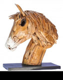 Load image into Gallery viewer, Driftwood Shetland Pony Head 60cm