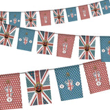 Load image into Gallery viewer, King Charles Coronation Rectangle Bunting 3m