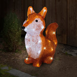 Load image into Gallery viewer, Acrylic Fox with 30 White LEDs