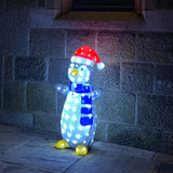 Load image into Gallery viewer, Giant Christmas Acrylic Penguin with Flashing LEDs