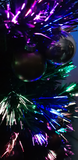 Load image into Gallery viewer, 6ft Slim Fibre Optic Green Christmas Tree with Brown Baubles