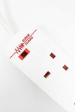 Load image into Gallery viewer, Daewoo 2 Metre 4 Gang Socket Extension Lead with Surge Protection
