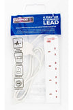 Load image into Gallery viewer, Daewoo 2 Metre 4 Gang Socket Extension Lead with Surge Protection