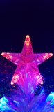 Load image into Gallery viewer, 6ft Fibre Optic White Christmas Tree with Multi-Coloured LED Stars