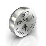 Load image into Gallery viewer, Renata 362 Watch Battery Swiss Made Silver Coin SR721SW 1.55V