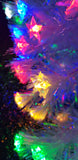Load image into Gallery viewer, 6ft Fibre Optic White Christmas Tree with Multi-Coloured LED Stars