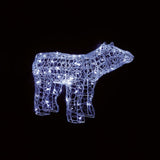 Load image into Gallery viewer, Premier Christmas Soft Acrylic Polar Bear 80 LEDs 90cm
