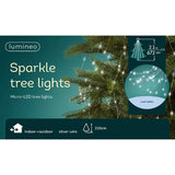 Load image into Gallery viewer, 2.1m Sparkle Tree Lights with 672 Cool White LEDs on Silver Wire