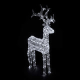 Load image into Gallery viewer, 60cm Twinkling Acrylic Reindeer with White LEDs