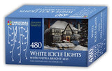 Load image into Gallery viewer, 480 LED Icicle Chaser Lights -Bright White