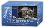 Load image into Gallery viewer, 360 LED Icicle Chaser Lights - White