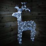 Load image into Gallery viewer, 120cm Twinkling Acrylic Reindeer with White LEDs