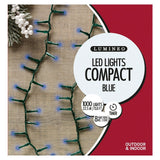 Load image into Gallery viewer, Lumineo 1000 LED Blue Indoor &amp; Outdoor Compact Christmas Lights (22.5m)