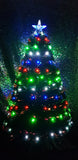 Load image into Gallery viewer, 4ft Fibre Optic Green Christmas Tree with Multi-Coloured LEDs