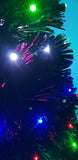 Load image into Gallery viewer, 5ft Fibre Optic Green Christmas Tree with Multi-Coloured LEDs