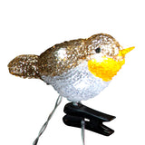 Load image into Gallery viewer, Set of 5 LED Lit Acrylic Robin Outdoor Display Lights