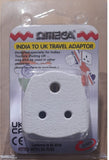 Load image into Gallery viewer, Omega India To Uk Travel Ha Adaptor 1X1X1