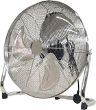 Load image into Gallery viewer, 18&quot; High Velocity Floor Chrome Fan