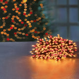 Load image into Gallery viewer, 200 Vintage Gold &amp; Red Supabrights Multi Action LED String Lights with Timer