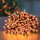 Load image into Gallery viewer, 200 Vintage Gold &amp; Red Supabrights Multi Action LED String Lights with Timer