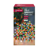 Load image into Gallery viewer, 720 Multi Coloured Supabrights Multi Action LED String Lights with Timer