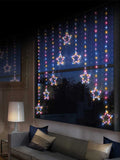 Load image into Gallery viewer, 1.2x1.2M Pin Wire Star V Curtain- Rainbow