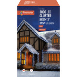 Load image into Gallery viewer, 3000 White Multi Action LED Cluster Lights with Timer