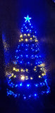 Load image into Gallery viewer, 5ft Fibre Optic Green Christmas Tree with Blue and Warm White LEDs