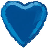 Load image into Gallery viewer, 18&quot; Satin Onyx Heart Shape Foil Balloon in different Colors