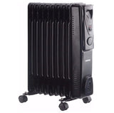 Load image into Gallery viewer, 2000W Black Oil Filled Radiator