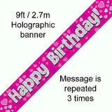 Load image into Gallery viewer, Banner-Happy Birthday Holographic
