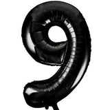 Load image into Gallery viewer, 34&quot; UNIQUE  GLITZ NUMBER 9 SUPERSHAPE BALLOONS