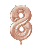 Load image into Gallery viewer, 34&quot; UNIQUE  GLITZ NUMBER 8 SUPERSHAPE BALLOONS
