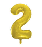 Load image into Gallery viewer, 34&quot; UNIQUE  GLITZ NUMBER 2 SUPERSHAPE BALLOONS