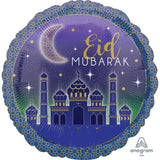 Load image into Gallery viewer, Eid Mubarak 18&quot; Foil Balloon Design 5