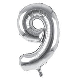 Load image into Gallery viewer, 34&quot; UNIQUE  GLITZ NUMBER 9 SUPERSHAPE BALLOONS