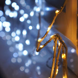 Load image into Gallery viewer, 1.2m Santa and Sleigh Silhouette, 190 Flashing LEDs