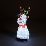 Load image into Gallery viewer, Outdoor Acrylic Reindeer Christmas Decoration With Multi Antler Lights &amp; Ice LED