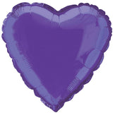 Load image into Gallery viewer, 18&quot; Satin Onyx Heart Shape Foil Balloon in different Colors