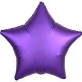 Load image into Gallery viewer, 18&quot; Satin Onyx Star Shape Foil Balloon in different Colors