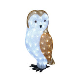 Load image into Gallery viewer, The Snowman Acrylic Owl 56cm With 100 Ice White LEDs