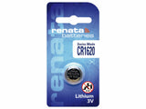 Load image into Gallery viewer, Renata CR1620 3V Cell Battery Cell Coin Replace Cr Br DL Ecr Kcr Lm ML 1620