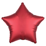 Load image into Gallery viewer, 18&quot; Satin Onyx Star Shape Foil Balloon in different Colors